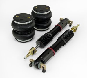 Ford Mustang Suspension Lift Kit - Rear - Air Lift - Air Lift Performance with 30-level damping adjustable monotube shocks - Black with Bright Red Accents - `15-`18 Ford Mustang Suspension Lift Kit - Rear - Air Lift - Air Lift Performance with 30-level damping adjustable monotube shocks - Black with Bright Red Accents - `15-`18